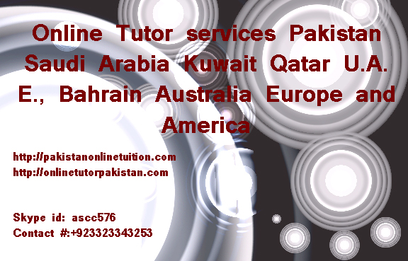 Online Tutor Services Saudi Arabia